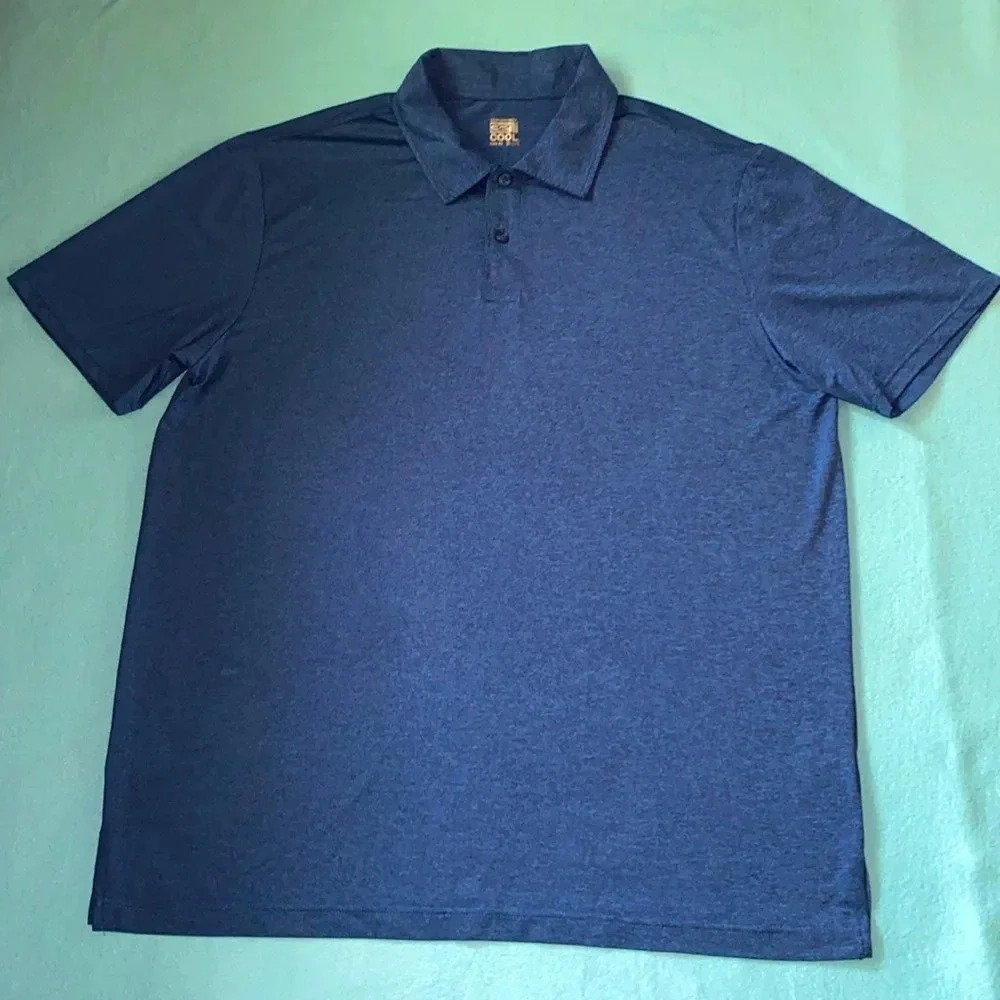 32* DEGREES COOL weather proof short sleeve 2 button collar polo NEW size 2XL